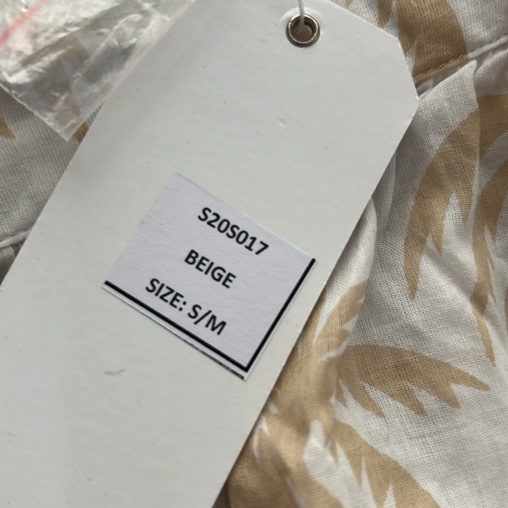 Barok Bohemian Palm Print Tiered Maxi Skirt NWT S/M Coastal Resort 100% Cotton - Picture 8 of 15